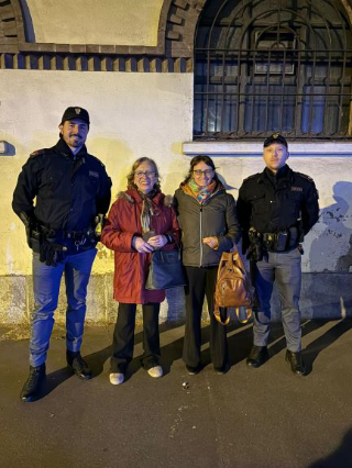 Anziana scomparsa ritrovata nella notte dalla polizia a Torino